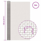 Rete per schermatura 120 x 200 cm 6 Mesh Argento