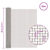 Rete per schermatura 80 x 1000 cm 8 Mesh Argento