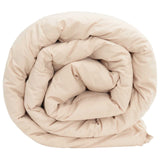 Piumino Letto Estivo Beige 155 x 200 cm 100% Kapok Naturale