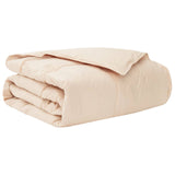 Piumino Letto Estivo Beige 200 x 200 cm 100% Kapok Naturale