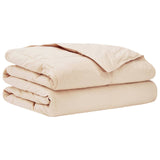 Piumino Letto Estivo Beige 200 x 220 cm 100% Kapok Naturale