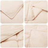Piumone invernale Beige 135 x 220 cm 100% Kapok Naturale