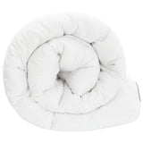 Piumino Letto Estivo Bianco 200 x 200 cm Fibra di bambù