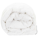 Piumino Letto Estivo Bianco 140 x 220 cm Fibra di bambù