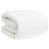 Set Duvet e Cuscino da Letto Bianco 200 x 200 cm Fibra di bambù