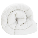 Set Duvet e Cuscino da Letto Bianco 200 x 220 cm Fibra di bambù