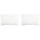 Cuscino 2 pcs Bianco 60 x 80 cm Fibra di bambù