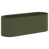 Letto rialzato da giardino Verde Oliva 120 x 40 x 40 cm