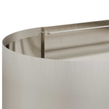 Letto rialzato da giardino Acciaio Inox 120 x 40 x 40 cm