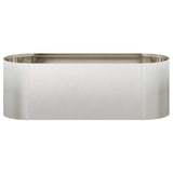 Letto rialzato da giardino Acciaio Inox 120 x 40 x 40 cm