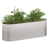 Letto rialzato da giardino Acciaio Inox 120 x 40 x 40 cm