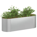 Letto rialzato da giardino Acciaio zincato 120 x 40 x 40 cm