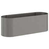 Letto rialzato da giardino Acciaio Corten 120 x 40 x 40 cm