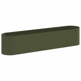 Letto rialzato da giardino Verde Oliva 200 x 40 x 40 cm