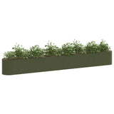 Letto rialzato da giardino Verde Oliva 360 x 40 x 40 cm