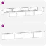 Letto rialzato da giardino Acciaio Corten 360 x 40 x 40 cm