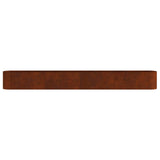 Letto rialzato da giardino Acciaio Corten 360 x 40 x 40 cm