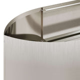 Letto rialzato da giardino Acciaio Inox 140 x 40 x 40 cm