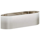 Letto rialzato da giardino Acciaio Inox 140 x 40 x 40 cm
