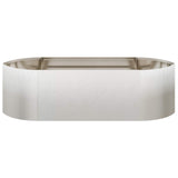 Letto rialzato da giardino Acciaio Inox 140 x 40 x 40 cm