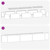 Letto rialzato da giardino Acciaio Inox 300 x 40 x 40 cm