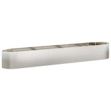 Letto rialzato da giardino Acciaio Inox 300 x 40 x 40 cm