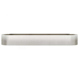 Letto rialzato da giardino Acciaio Inox 300 x 40 x 40 cm