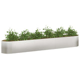 Letto rialzato da giardino Acciaio Inox 300 x 40 x 40 cm