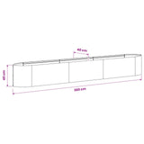Letto rialzato da giardino Acciaio Inox 300 x 40 x 40 cm