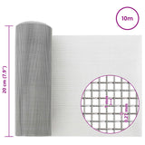 Rete per schermatura 20 x 1000 cm 20 Mesh Argento