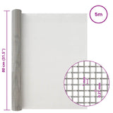 Rete per schermatura 80 x 500 cm 20 Mesh Argento