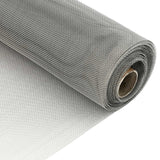 Rete per schermatura 80 x 1000 cm 20 Mesh Argento