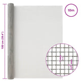 Rete per schermatura 100 x 1000 cm 20 Mesh Argento