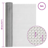Rete per schermatura 40 x 500 cm 30 Mesh Argento