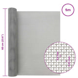 Rete per schermatura 60 x 500 cm 30 Mesh Argento