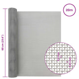 Rete per schermatura 60 x 2000 cm 30 Mesh Argento