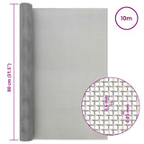 Rete per schermatura 80 x 1000 cm 30 Mesh Argento