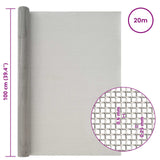 Rete per schermatura 100 x 2000 cm 30 Mesh Argento