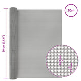 Rete per schermatura 60 x 2000 cm 60 Mesh Argento