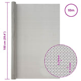 Rete per schermatura 100 x 1000 cm 60 Mesh Argento