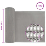 Rete per schermatura 20 x 500 cm 120 Mesh Argento