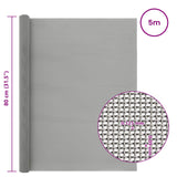 Rete per schermatura 80 x 500 cm 120 Mesh Argento