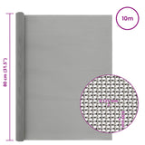 Rete per schermatura 80 x 1000 cm 120 Mesh Argento