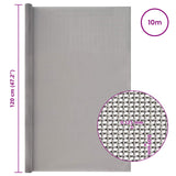 Rete per schermatura 120 x 1000 cm 120 Mesh Argento