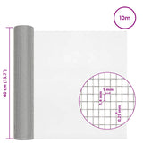 Rete per schermatura 40 x 1000 cm 18 Mesh Argento