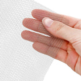 Rete per schermatura 40 x 1000 cm 18 Mesh Argento