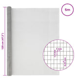 Rete per schermatura 120 x 500 cm 18 Mesh Argento