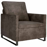 Divano Singolo Grigio Scuro 70 x 81 x 82 cm