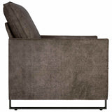 Divano Singolo Grigio Scuro 70 x 81 x 82 cm