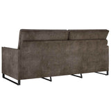 Divano a 3 posti Grigio Scuro 190 x 81 x 82 cm